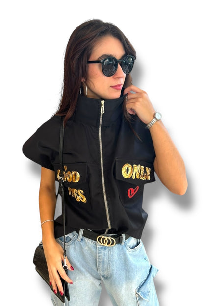 Chaleco Good Vibes Only