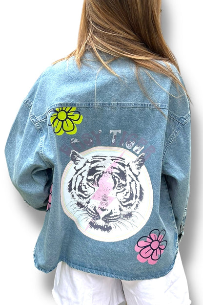 Chaqueta Tiger Flowers