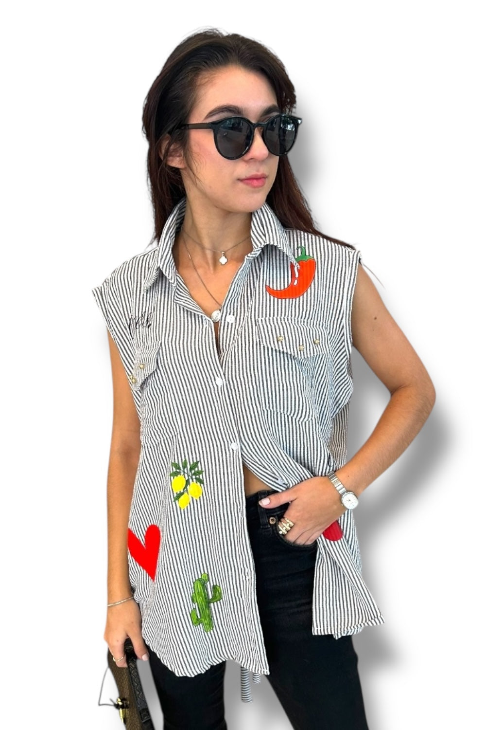 Blusa Cactus Stripes