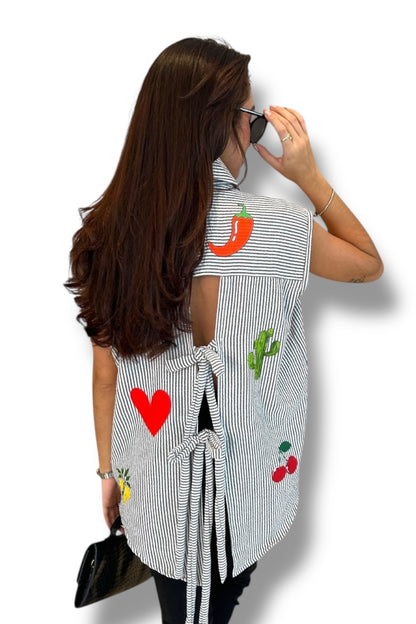 Blusa Cactus Stripes