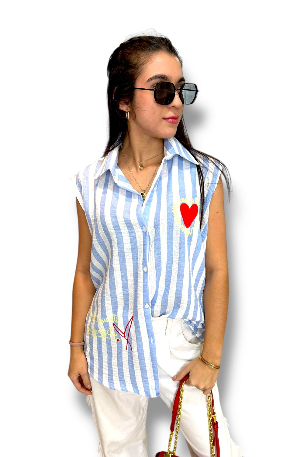 Blusa Sleeveless Que Du Love