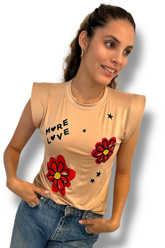 T-Shirt Sunrise Flowers