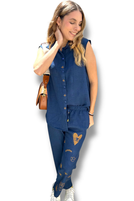 Conjunto Blue Love