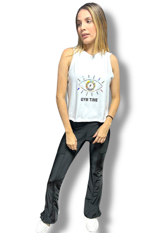 Leggins Black Bota Ancha