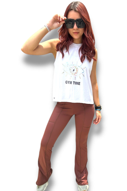 Leggins Brown Bota Ancha