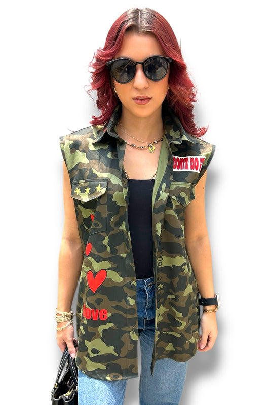 Chaleco Militar Love